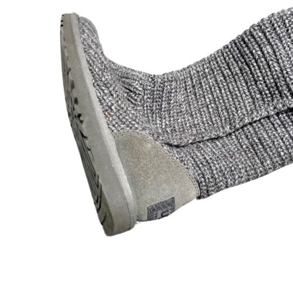 UGG Women's Classic Cardy Tall Knit Acrylic Winter Button Boots - Picture 13 of 16